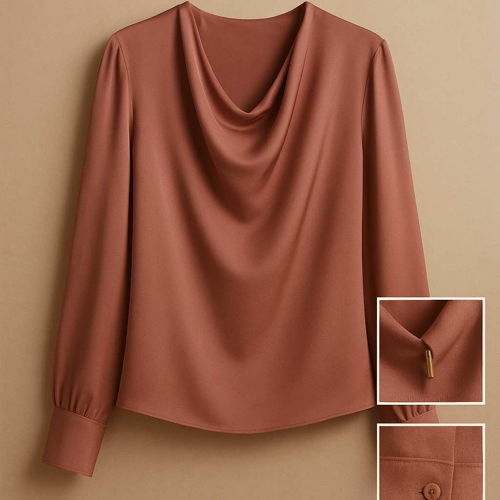 Rose Drape Blouse