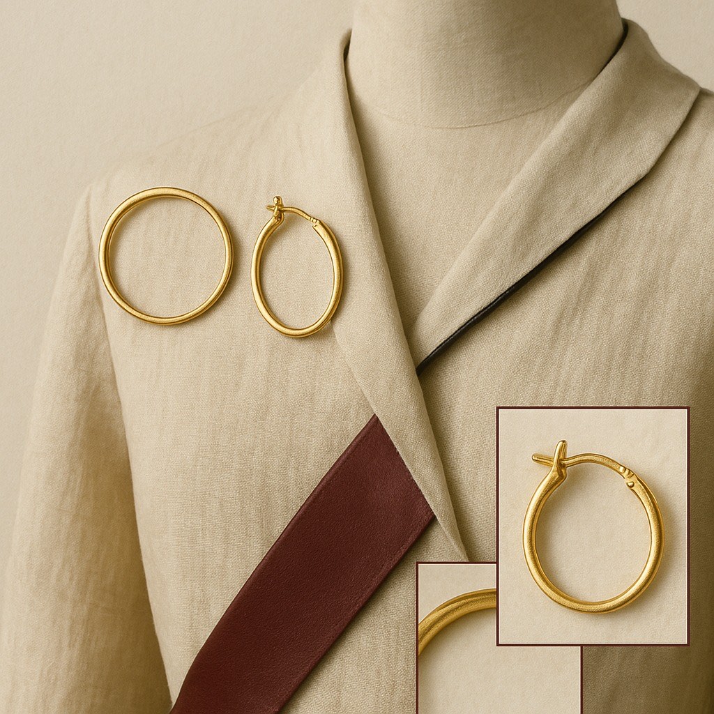 Slim Gold Hoops